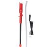Portable Transfer Pump Electric Car Liquid Transfer Hand Pump for Oil Fuel Liquid Diesel DC12V Red