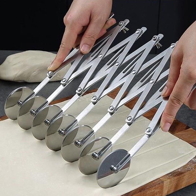 3/5/7 колесный резак, делитель теста, нож для теста, гибкий роликовый нож, овощечистка для пиццы, кондитерских изделий, нержавеющая сталь, противень для выпечки, инструмент