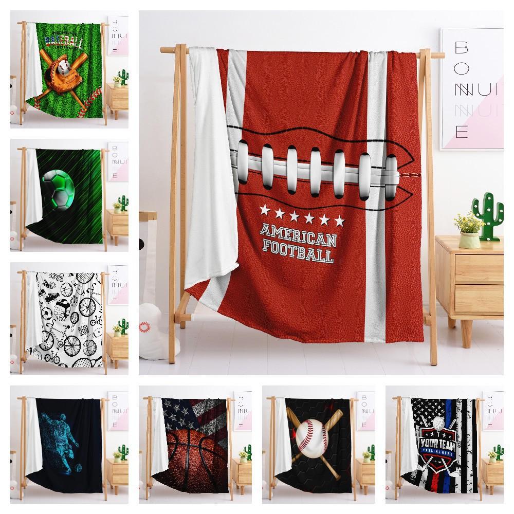 Blanket Flannel Blanket Sports Ball 3D Digital Printing Blanket Blanket
