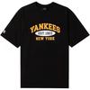 New MLB New York Yankees T Shirts Unisex Black 3ATSV0843-50BKS