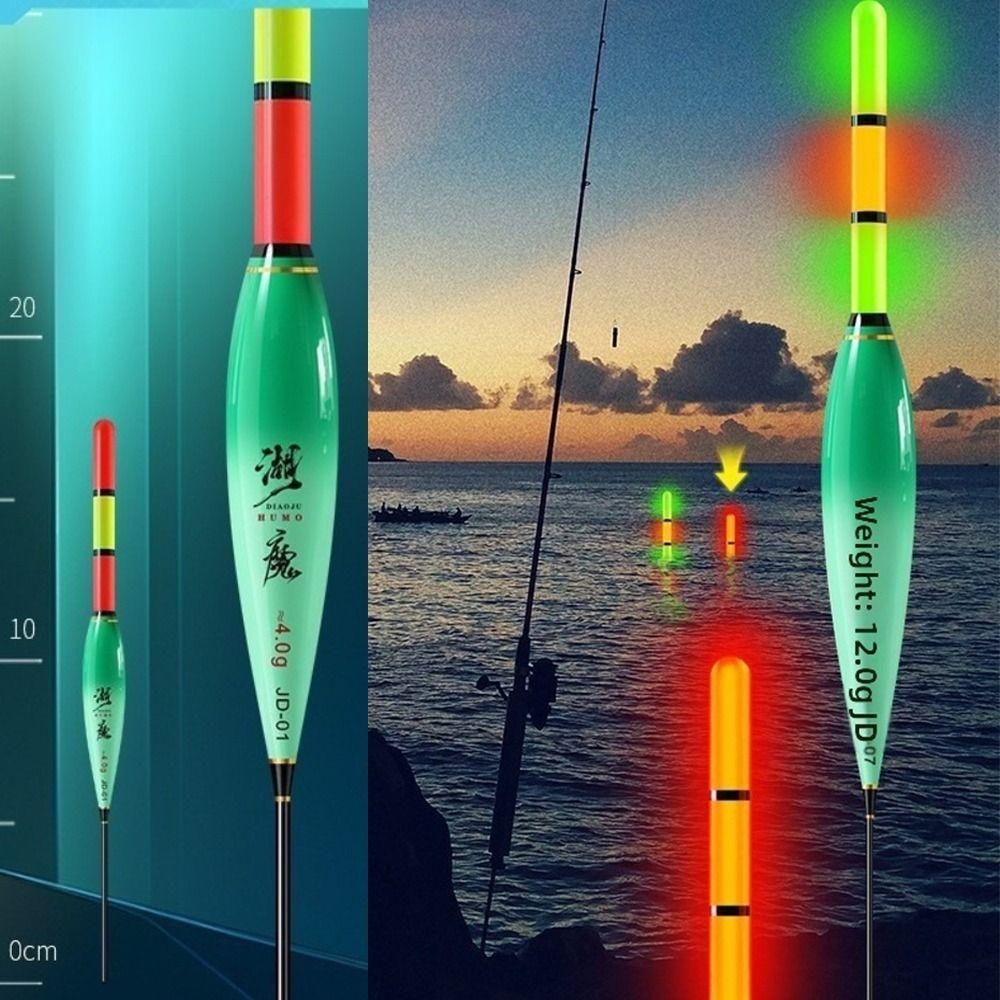 Gravity-Sensing Electronic Fishing Float LED Light Color-Changing Fishing Float Outdoor Fishing