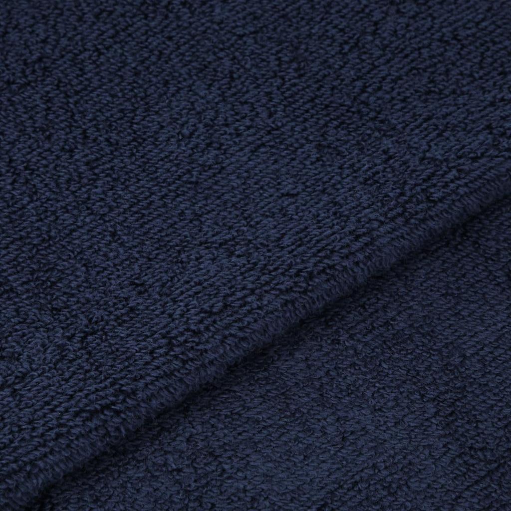 NITORI Большое Банное Полотенце WS001 Темно-синий 70x140см 7771634