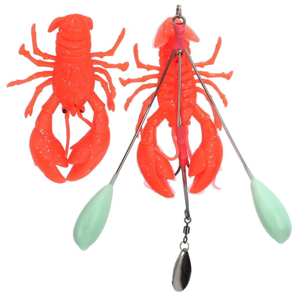 Artificial Simulation Large Lobster Lure Bait Deep Sea Trolling Fishing Accessoryred
