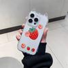 Свежая клубника multiple чехол для iPhone17Promax кошачьи ушки для Apple Air прозрачный 16/15 мягкий
