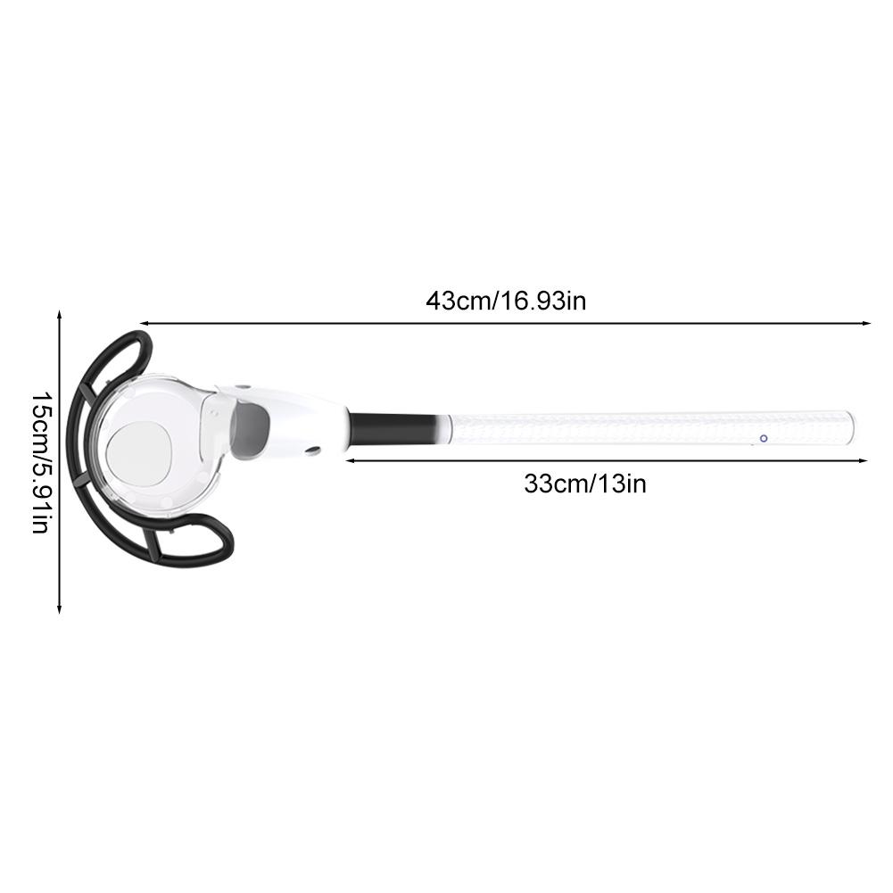 M053 Реалистичная рукоятка-насадка для Meta/Oculus Quest 3 Нескользящий адаптер-расширитель для гольф-игр для Oculus Quest 3