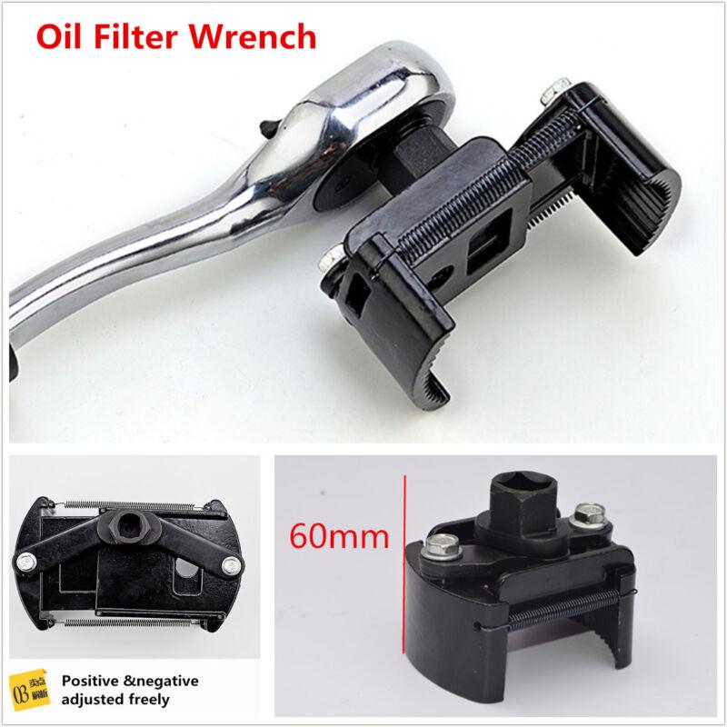 Регулируемый ключ для снятия автомобильного масляного фильтра 60-80 мм с инструментом с квадратным приводом 1/2 дюйма