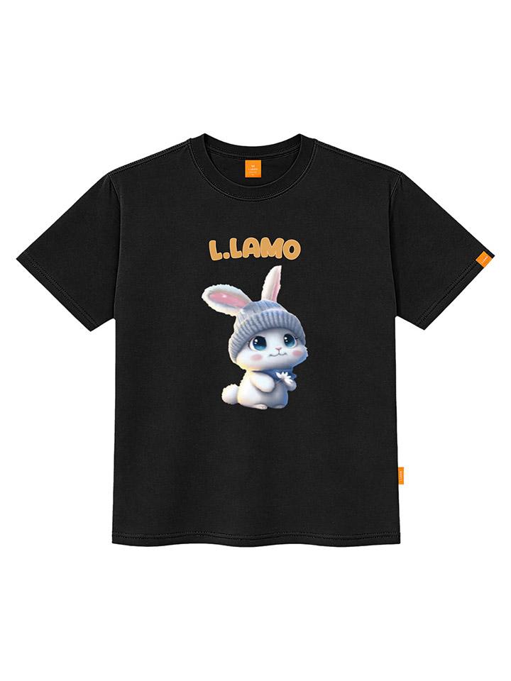 Ellamo Lamorabbit Короткий рукав Футболка Унисекс Большой размер S~4XL (Тип B)