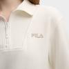 Fila Original Fashion Retro Sports Casual Classic Versatile Comfortable Knit Short Pullover Sweatshirt Women Sweatshirt White F11W549204FWT