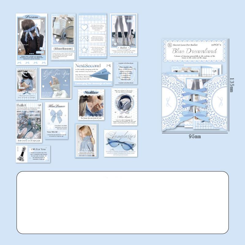 Милая корейская шикарная наклейка для журнала-скрапбукинга, балетный кружевной бант, бабочка, канцелярская наклейка, декор своими руками, модная наклейка