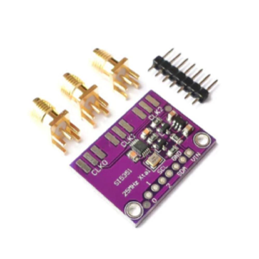DC 3V - 5V CJMCU-5351 Si5351A I2C Генератор тактовой частоты Макетная плата 8 кГц до 160 МГц