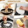 Natural Bamboo Dish Brush Durable Portable Natural Scrub Washing Pot Brush Kitchen