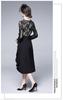 EightSTAR Dress Party Dress with Wedding Midi Long For Women in Their and 40s Sleeves, Dress, Dress, A-Line, See-Through, Sleeves, Ruffles, Stylish,