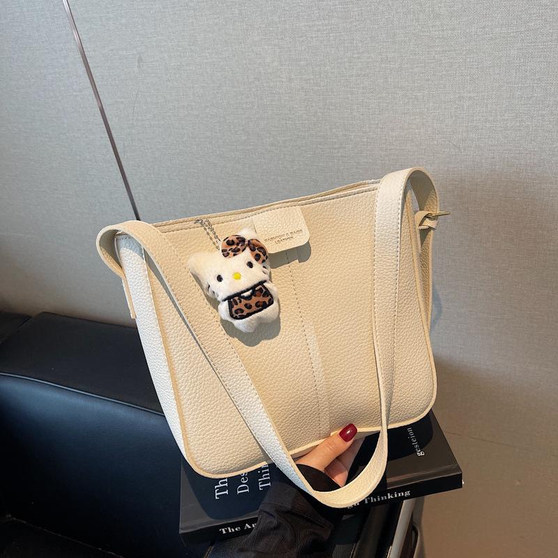 Women's High-End Retro Crossbody Bucket Bag - Autumn/Winter Versatile Fashion Shoulder Bag