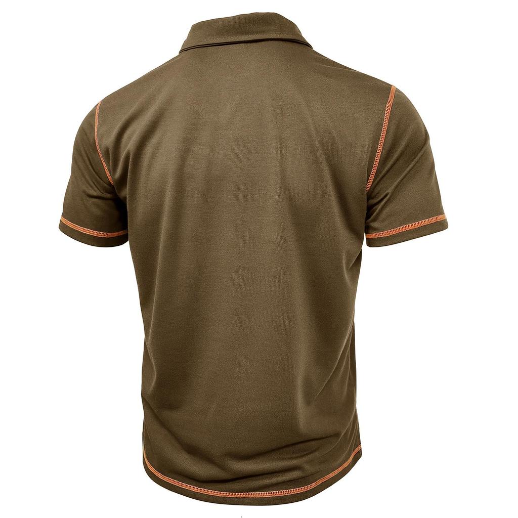 Мужская футболка-поло, хлопковая рубашка с короткими рукавами и цветными блоками, приталенные рубашки, пуловеры на пуговицах с отложным воротником, весна-лето, повседневная одежда
