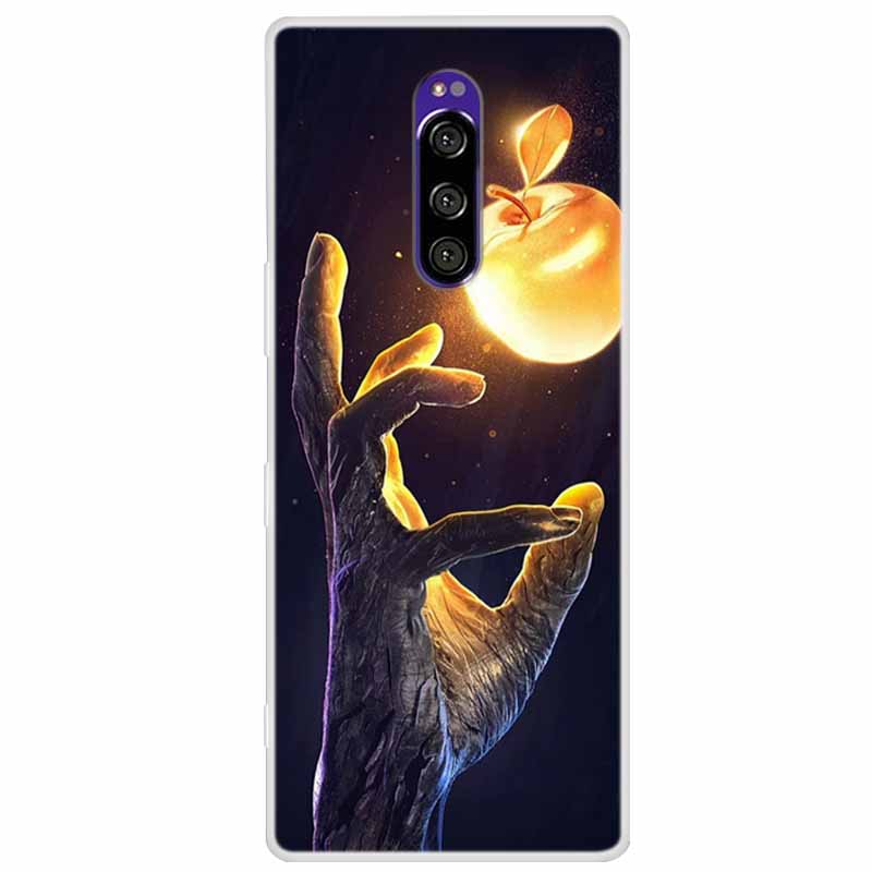 Чехол для Sony Xperia 1 Роскошные Животные Прозрачная Крышка для Sony Xperia1 XZ4 SO-03L SOV40 J8110 J9150 J8170 Корпуса Чехлы для Телефона