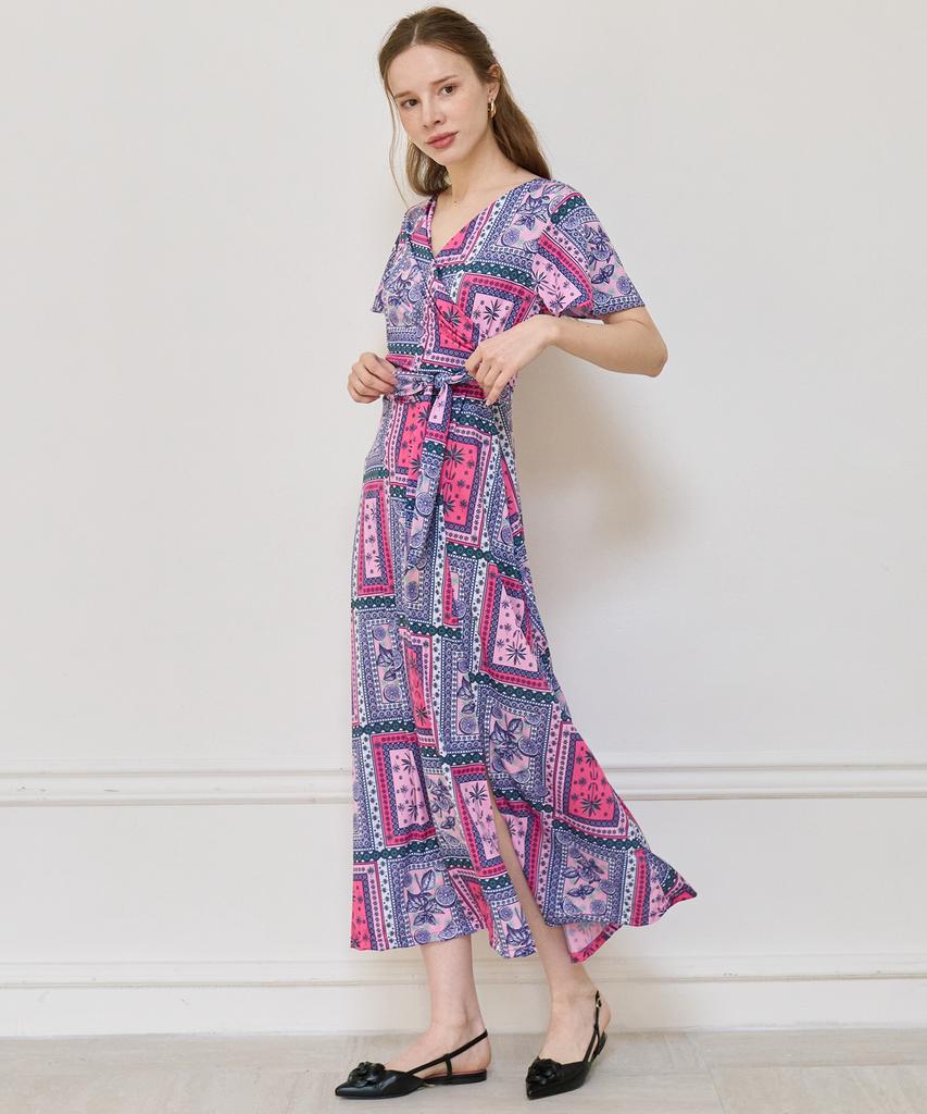 Платье Bonide Mesh Cool Wrap, цвет Fer Pink