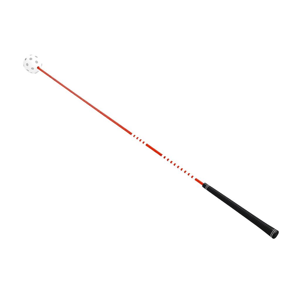 Golf Swing Trainer 119cm Length Comfortable Grip Portable Golf Hollow Ball Swing Practice Stick