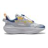 Li Ning Youth  Childrens Starry Comfortable Simple Non-Slip Wear-Resistant Casual Shoes Kids Casual Shoes Silver Blue Yellow YKCU142-3