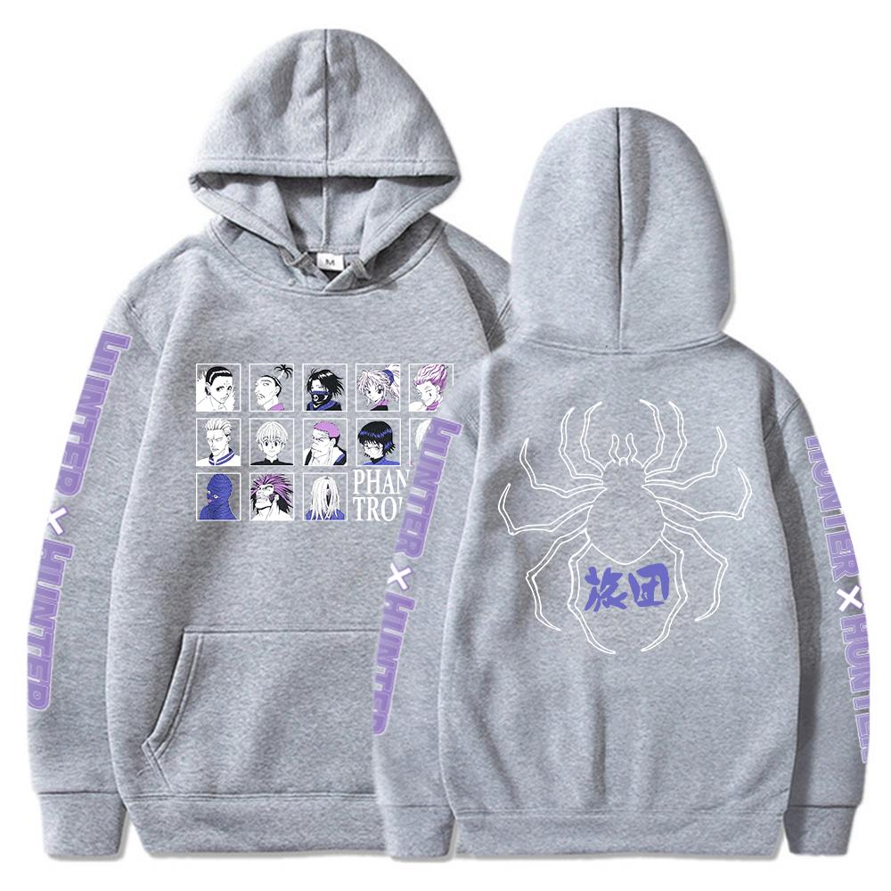Толстовки для косплея в стиле аниме Hunter x Hunter Phantom Troupe Hisoka Chrollo, толстовки, уютные топы, пуловеры Sudadera felpa moletom