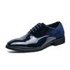 Foreign trade large size men's formal wear business leather shoes trendy men's single shoes low-top British pointed head now leathershoes