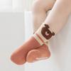 Newborn Plush Sock Autumn Winter Warm Kids Middle Tube Socks  Anti-Cold Baby Footwear Cute Cartoon Children Socks