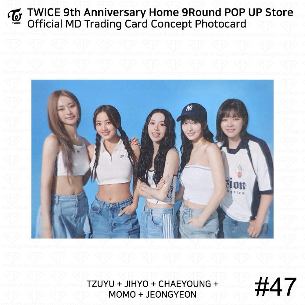 Twice 9th Anniversary Home9Round Pop Up Store MD Коллекционная карточка Фотокарточка