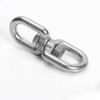 1Pcs 304 Stainless Steel 8 Ring Hook 4mm 5mm 6mm 8mm Marine Anchor Swivel New Carabiner Clasp