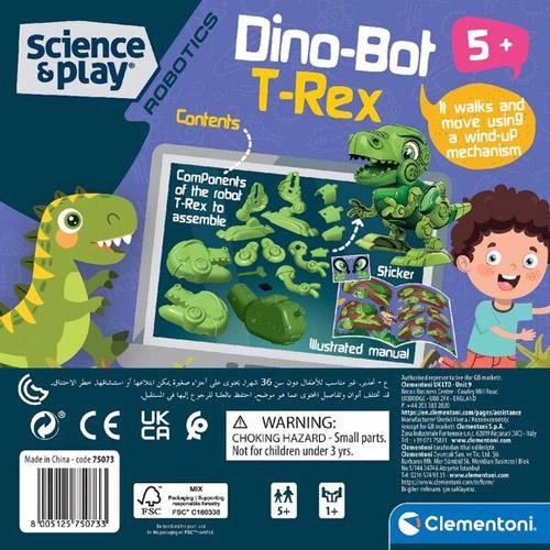 Clementoni Science and Play Robotics Динозавр-робот Игрушка T-rex