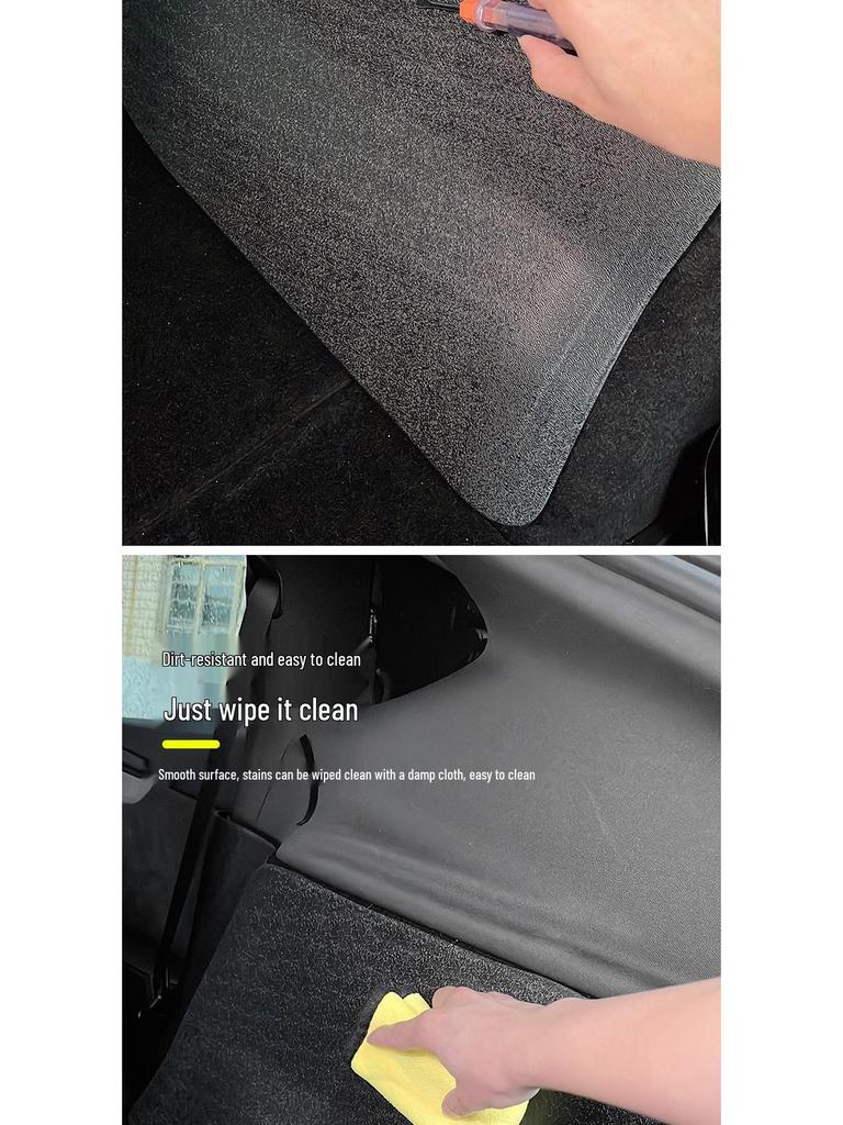 2025 Tesla Model Y Trunk Side Pocket TPE Protective Mats - Wear & Scratch Resistant