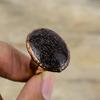 Dinosaur Bone Ring Electroformed Copper Ring Adjustable Rings Electroformed Jewelry Natural Gemstone Ring Handmade Boho Ring Engagement Gift