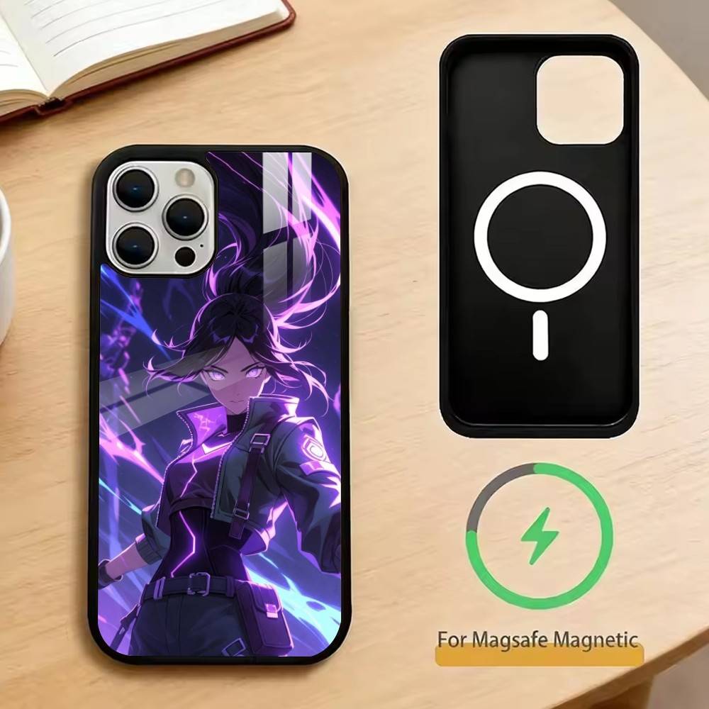 Apex Legends Чехол для телефона для iPhone17,16,15,14,13,12,11 Plus,Pro Магнитный с беспроводной зарядкой Magsafe