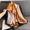 Spring Scarf Women's Luxury Design Scarf Silk Smooth Scarf Soft Muslim Headband Shawl Beach 85x180cm