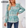 Весенне-осенняя женская блузка с квадратным вырезом и рюшами, жаккардовые свободные футболки с длинными рукавами, топы