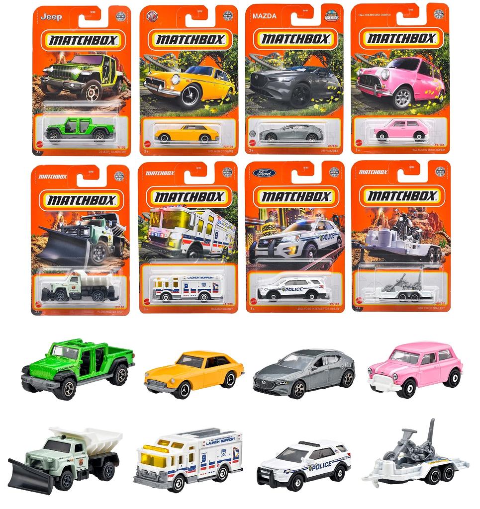 Набор базовых машинок Matchbox из 24 мини 3 и [Машинки в коробке] [Для детей от] 980E-30782
