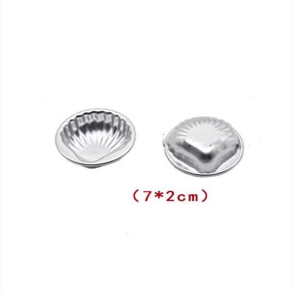 2Pcs Round Aluminium Alloy Bath Bomb Molds DIY Salt Ball Homemade Crafting Gifts Mold