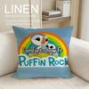 Animation Puffin Rock Cushion Cover Pillowcase Set Pcs x x Breathable Washable Sofa Cushion Cover