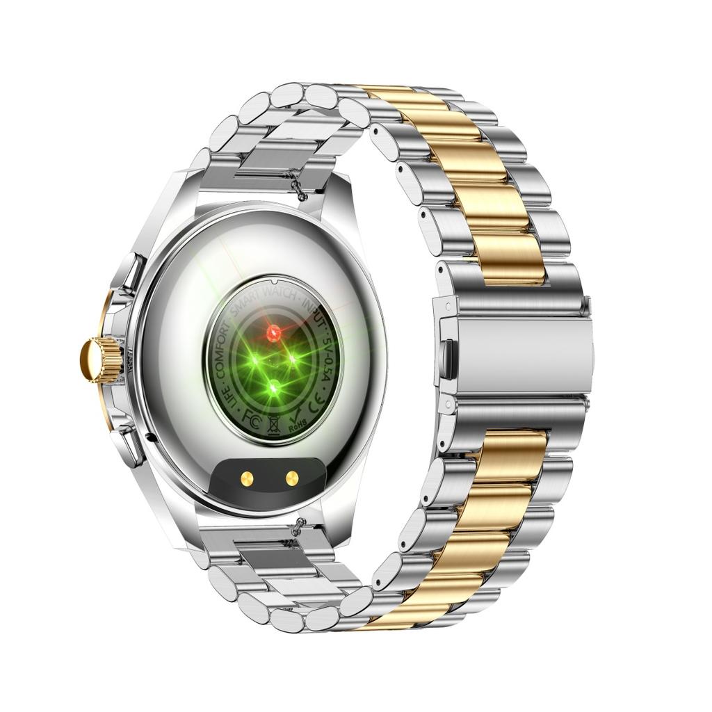 Rainbuvvy KC83 Bluetooth Call Smartwatch 1.43-дюймовый круглый экран JL7013A6 Android 1ATM водонепроницаемые часы 450 мАч поддержка нескольких языков пульсометр