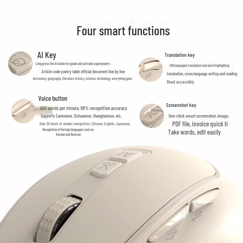 Mimouse AI Smart Voice Mouse M5AI