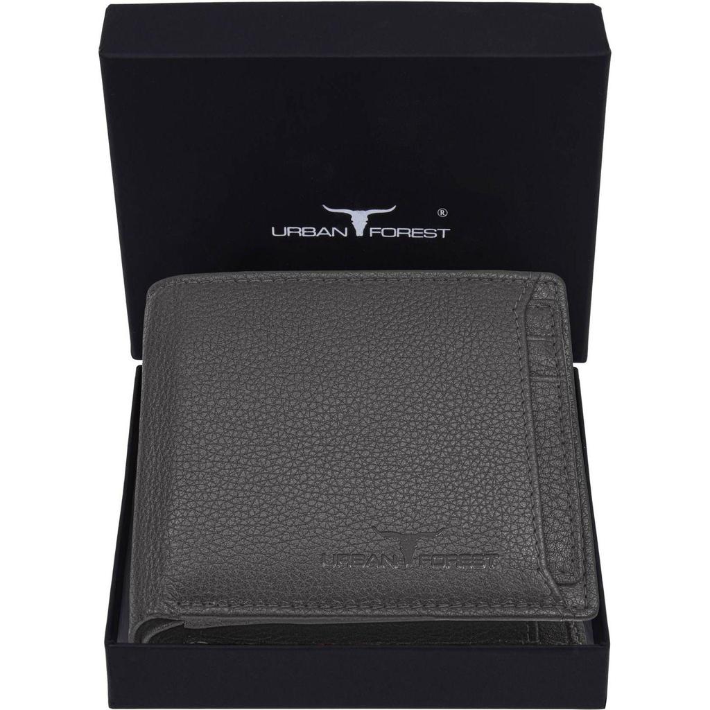 New Men Casual Genuine Leather RFID Wallet - Regular Size (6 Card Slots)