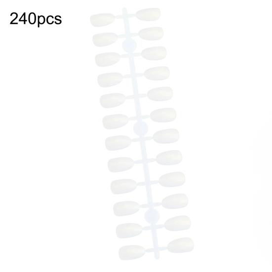 240 шт./упак. лак для ногтей Цветная карта для начинающих практика образец поддельные советы дисплей