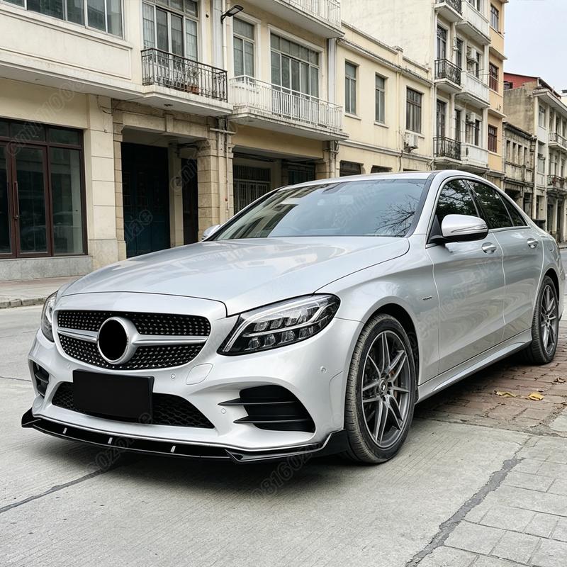 Для Mercedes Benz W205 C205 S205 C43 C180 C200 C300 2019 2020 2021 Автомобильный комплект для модификации кузова с передним бампером в стиле AMG