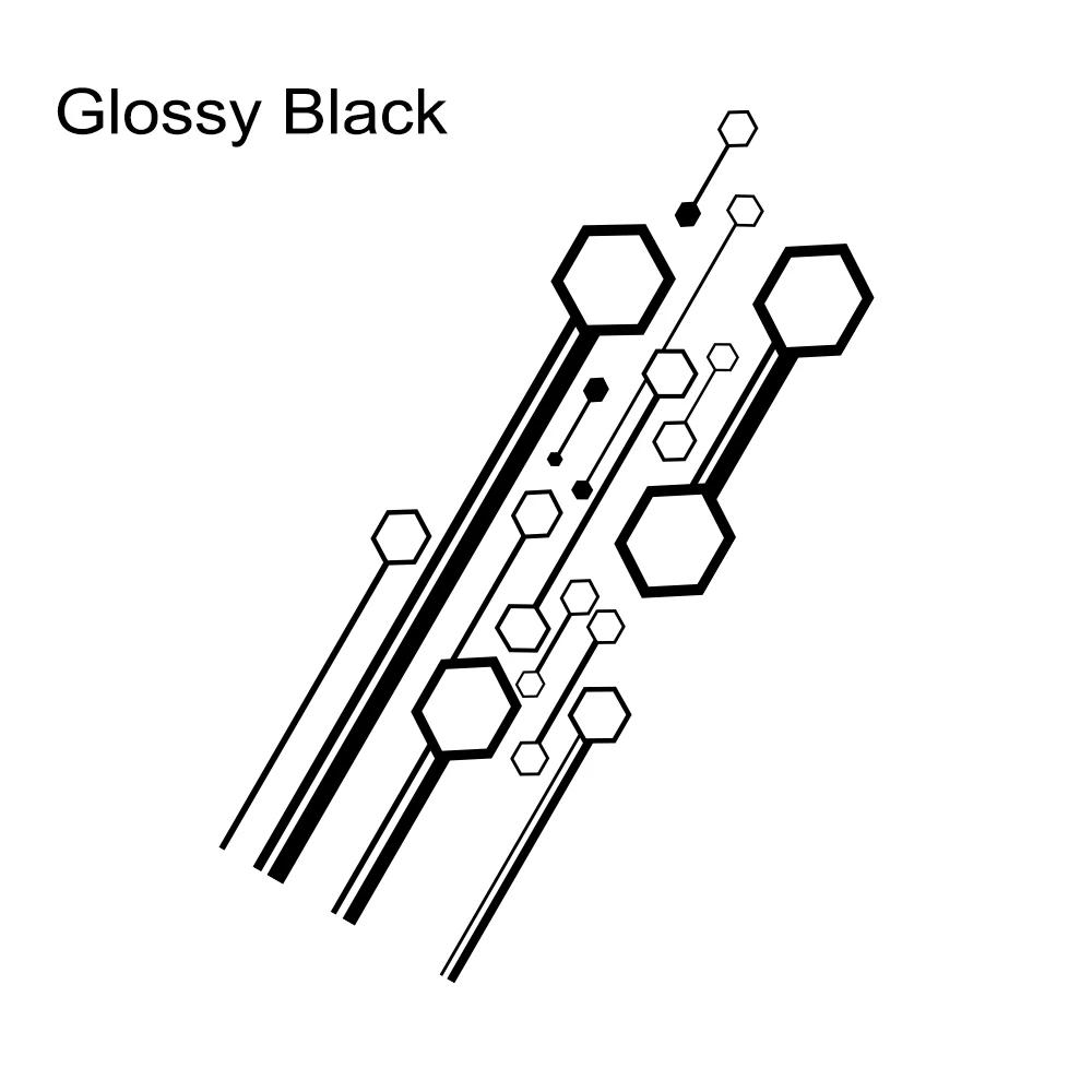 Наклейка на капот автомобиля Шестигранные полосы Наклейка Пленка Декор Тюнинг Аксессуары Для VW Volkswagen Tesla Skoda Volvo Suzuki BMW Seat Subaru