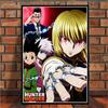 Классическое японское аниме Холст Живопись Хантер х Хантер Постеры и Принты Абстрактные Настенные Картины для Детей Декор Гостиной