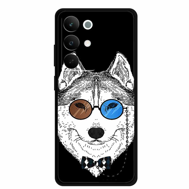 Black Silicone Case For Realme C85 Pro 2025 Case Cartoon Soft TPU Back Cover For Realme C85 5G Phone Case C 85 Pro Coque Funda