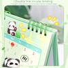 2025 Мини Простой Милый Мультфильм Панда Капибара Узор Маленький Настольный Календарь Портативный Календарь-Пружина Ежедневник Настольный Календарь