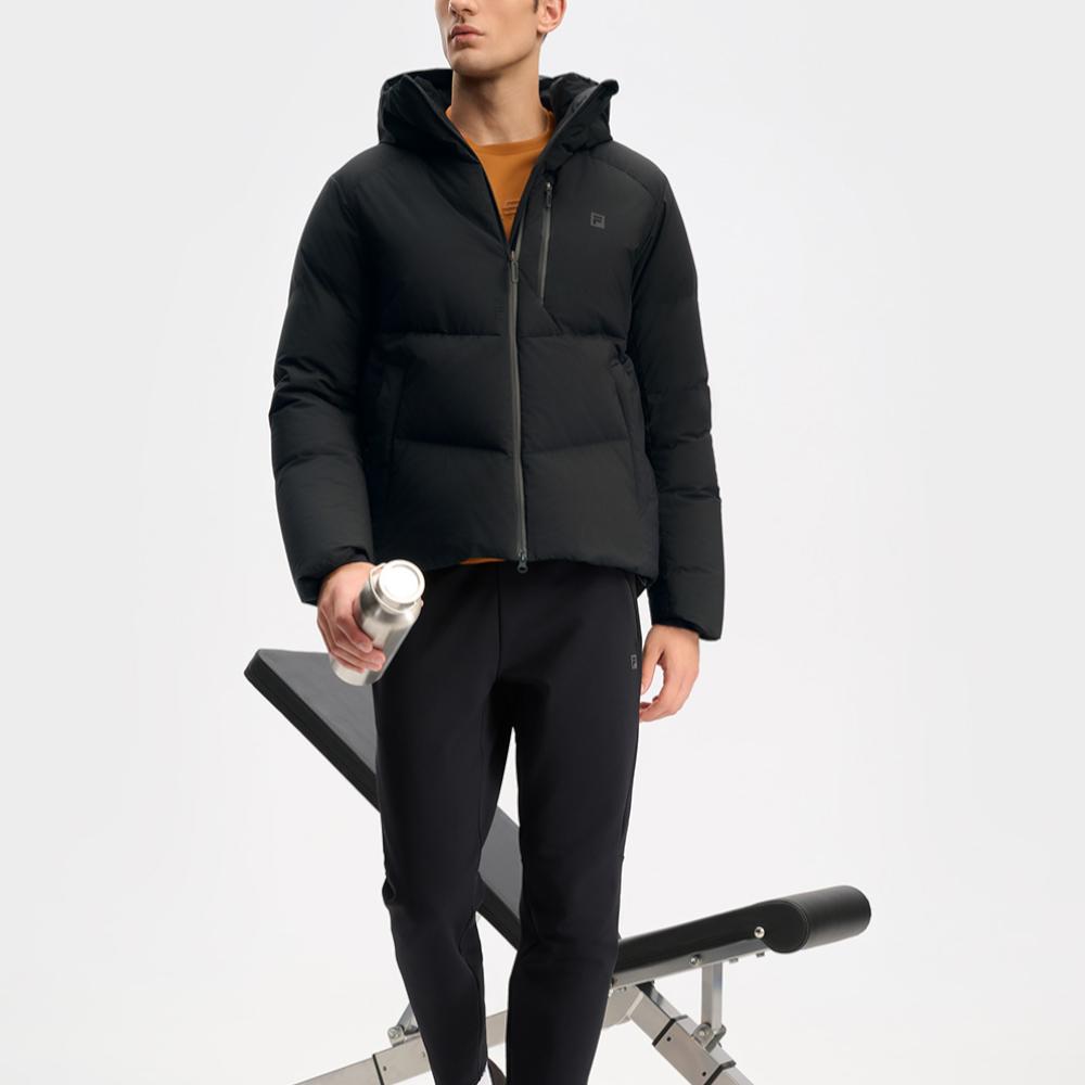 Новая пуховая куртка FILA Athletics мужская, цвет «черный питч» A11M441904FBK