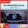 Android 14 Carplay Auto Автомагнитола Мультимедийный плеер Для Mitsubishi Lancer 2007-2013 Экран Qualcomm Авторадио Стерео Головное устройство