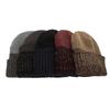 Autumn and Winter New Velvet Dual-purpose Two-color Corn Kernels Pullover Hat Knitted Wool Hat