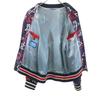 Gucci 16AW Итальянская смесовая ткань Rayon Принт Ghost по всей поверхности Куртка-бомбер 50 Темно-синий Мужская Б/У