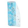 Tulle Rolls Shiny Glitter Delicate Soft Blue Printed Tulle Roll Gift Tie Party Table Decoration